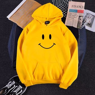 Áo hoodies mặt cười siêu dễ thương 5 màu như hình