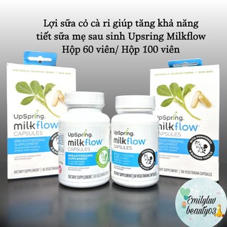 Lợi sữa Upspring MilkFlow cỏ cà ri Mỹ