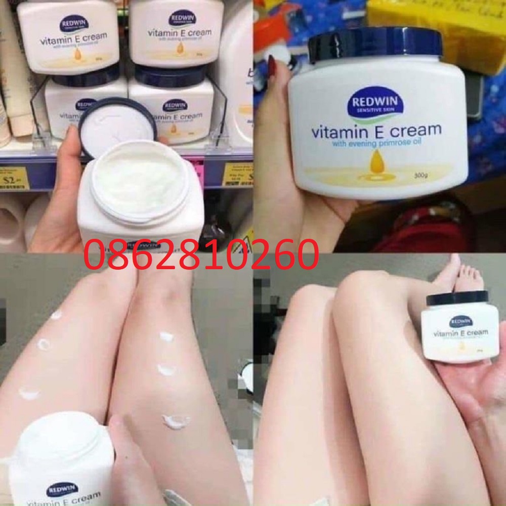 Kem dưỡng Redwin Vitamin E Cream 300g Úc chính hãng,Vitamin e cream redwin sensitive skin [date 2026]