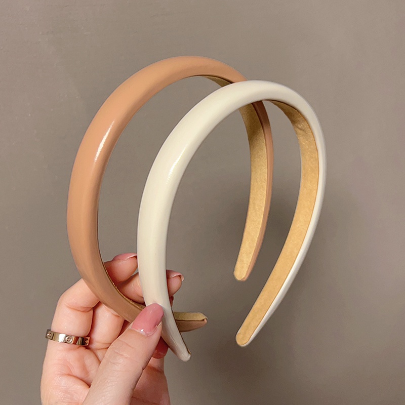 Kẹp Tóc Bằng Da Xốp Phong Cách Hàn Quốc Cho Nữ