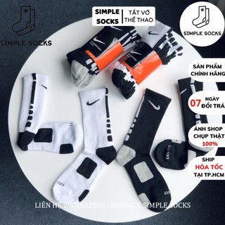 Vớ Nike Elite Bóng Rổ️ 🏀FREESHIP️🏀 Tất Nike Chính Hãng - Chất Cotton Thấm Hút Mồ Hôi Chống Hôi Chân Khi Chơi Thể Thao