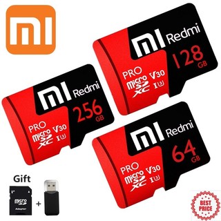 Thẻ nhớ micro sdxc / uhs-i u3 class 10 256gb 128gb hiệu xiaomi redmi v30 pro