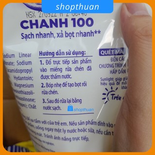 Nước Rửa Chén Sunlight Chanh 100 túi 750g ( 725ml )