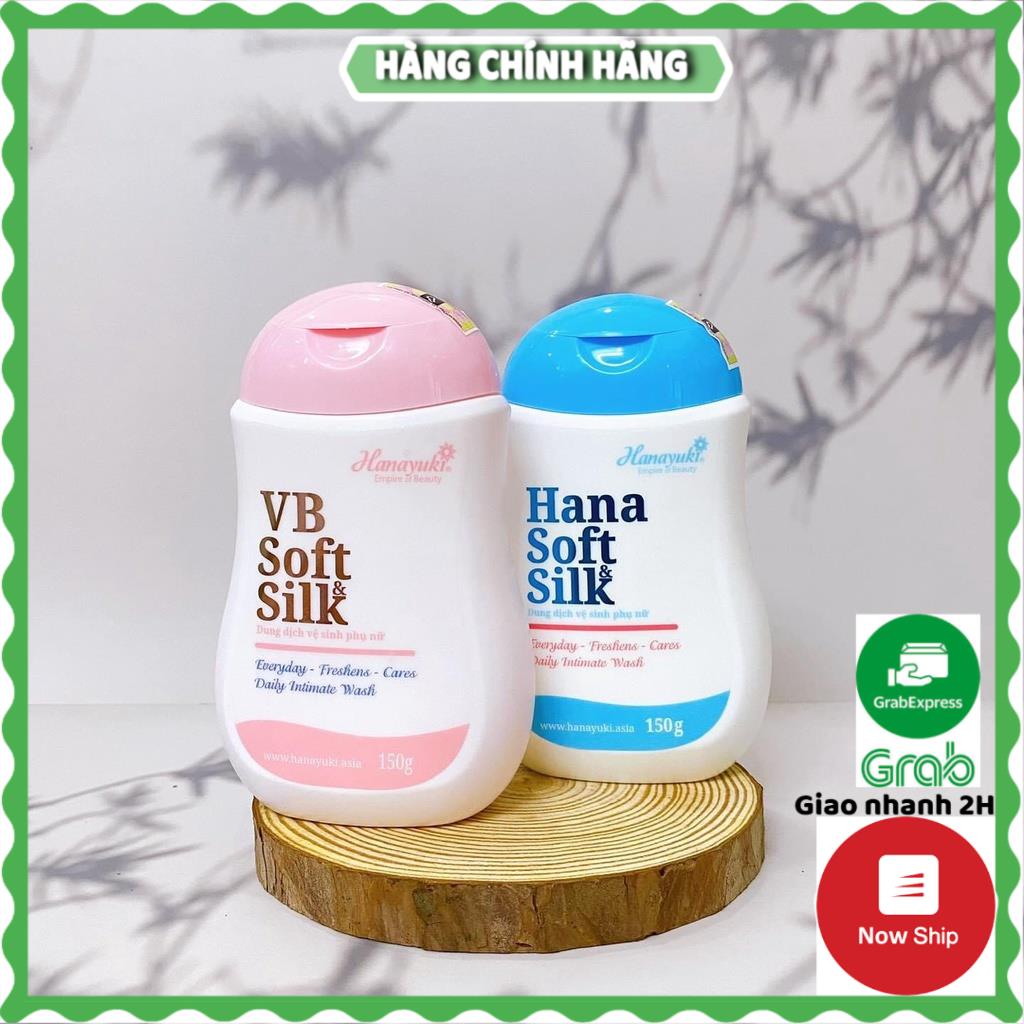 Hana Soft Silk - Dung Dich Vệ Sinh Phụ Nữ Hanayuki Sạch Mát, Thơm Tho - HANA
