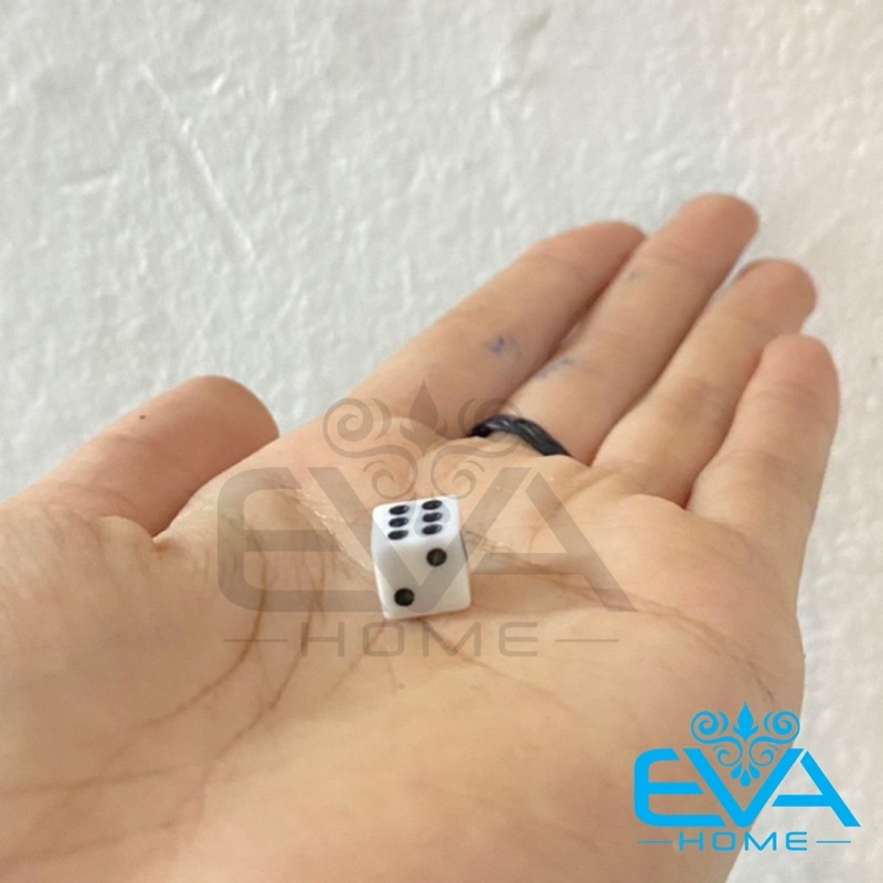 Bộ 5 Viên Xúc Xắc Lắc Xí Ngầu Cạnh Vuông Size 8mm