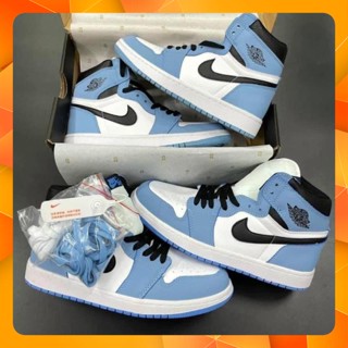 Giày Thể Thao Jordan 1 xanh dương cao cổ{SALE}, Giày JD1 nam nữ siêu hot Full Box