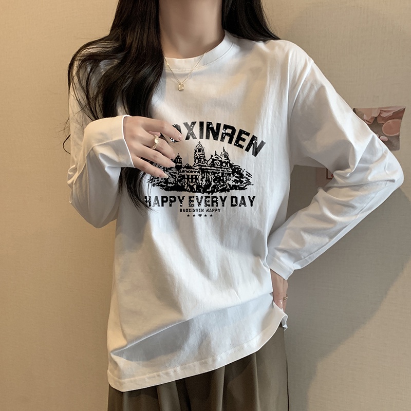 NRVP Áo Thun Nữ Dài Tay Thời Trang Hàn Quốc 2023