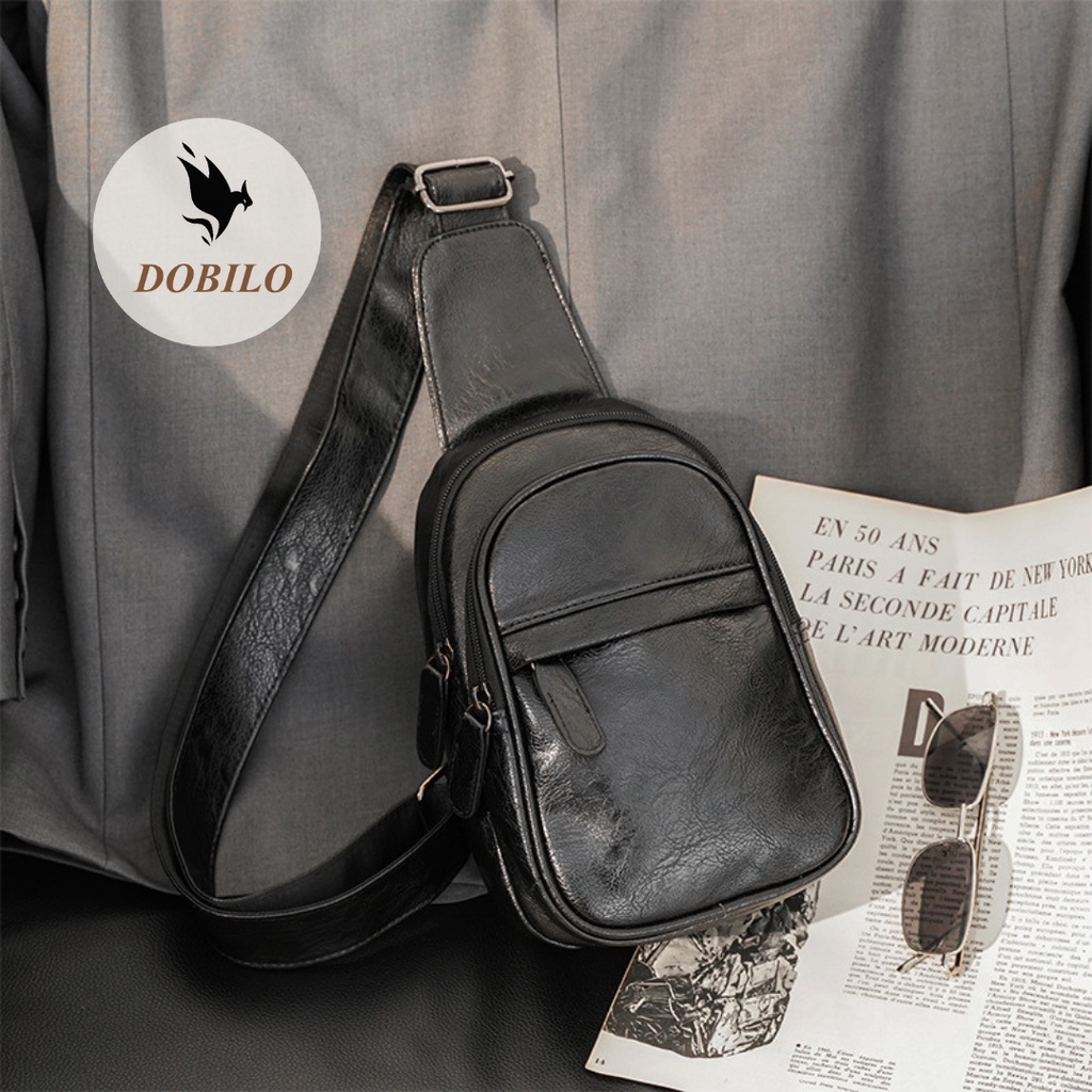 Túi Đeo Chéo Da Nam Nữ Thời Trang Hàn Quốc BG34