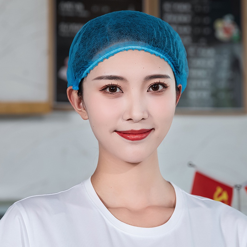 Mũ Đầu Bếp Bằng Vải Không Dệt Chống Rụng Tóc Chống Bụi Dùng 1 Lần A2 A2