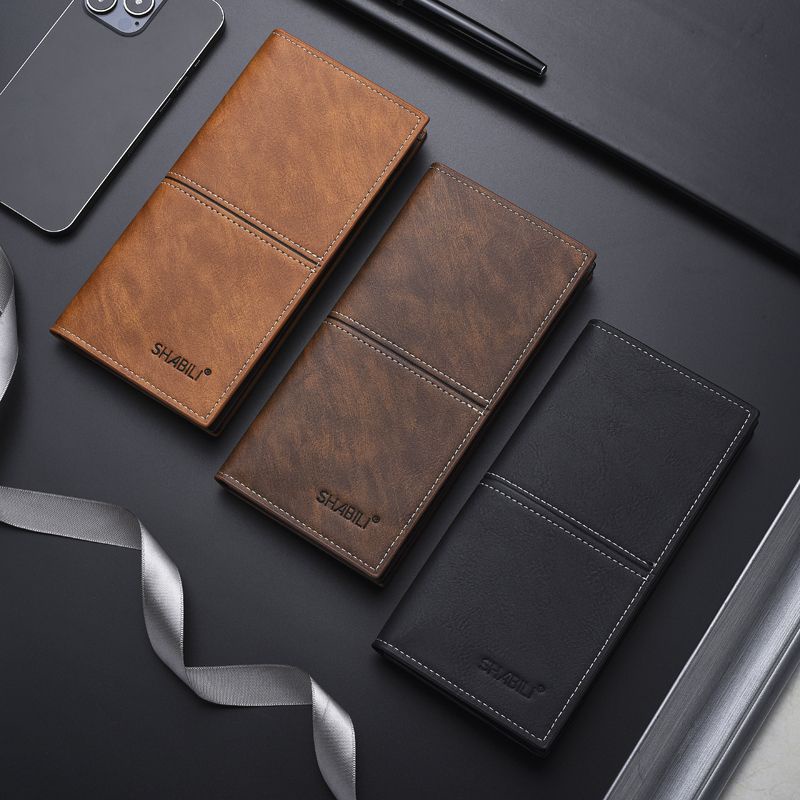 Ví Da Mỏng Dáng Dài Đa Năng Thời Trang Trẻ Trung Cho Nam