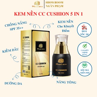 Kem nền dưỡng trắng chống nắng, Che khuyết điểm CC Cushion Magicskin