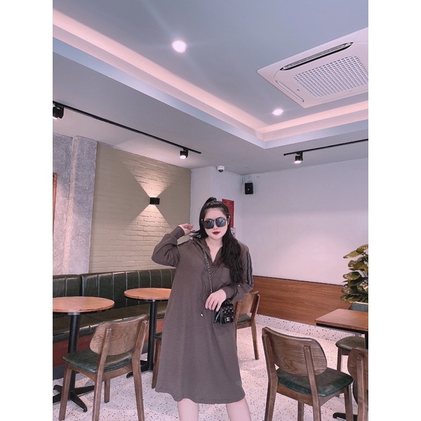 Váy len tăm suông sporty - MÚP BIGSIZE 60-100KG