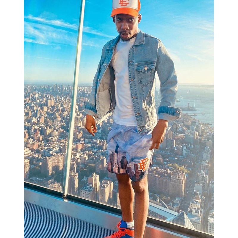 Eric Emanuel EE Quần Ngắn Tập Thể Hình Cơ Bắp Phong Cách Mỹ