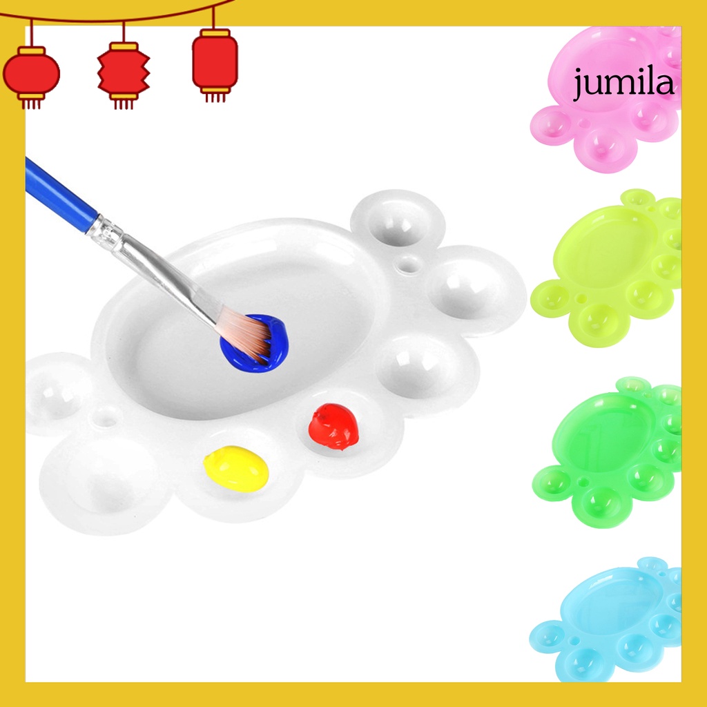 Set 5 Bảng Pha Màu Vẽ Tranh Bằng Nhựa DIY Độc Đáo Cho Bé Trong Nhà