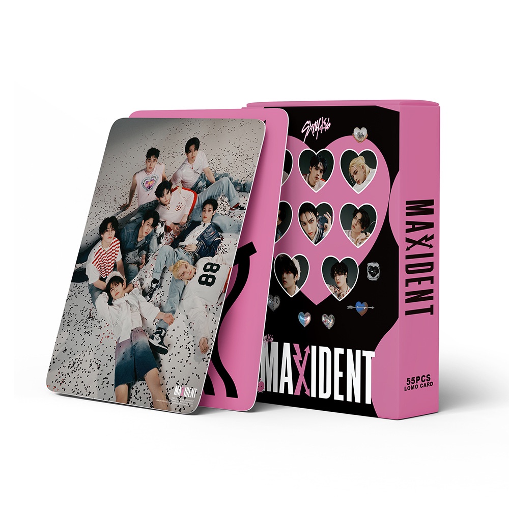 Straykids Album THE SOUND & MAXlDENT Photocard Stray Kids 2ND World Tour MANIAC & ODDINARY & Christmas Evel Lomo Card 54pcs/box