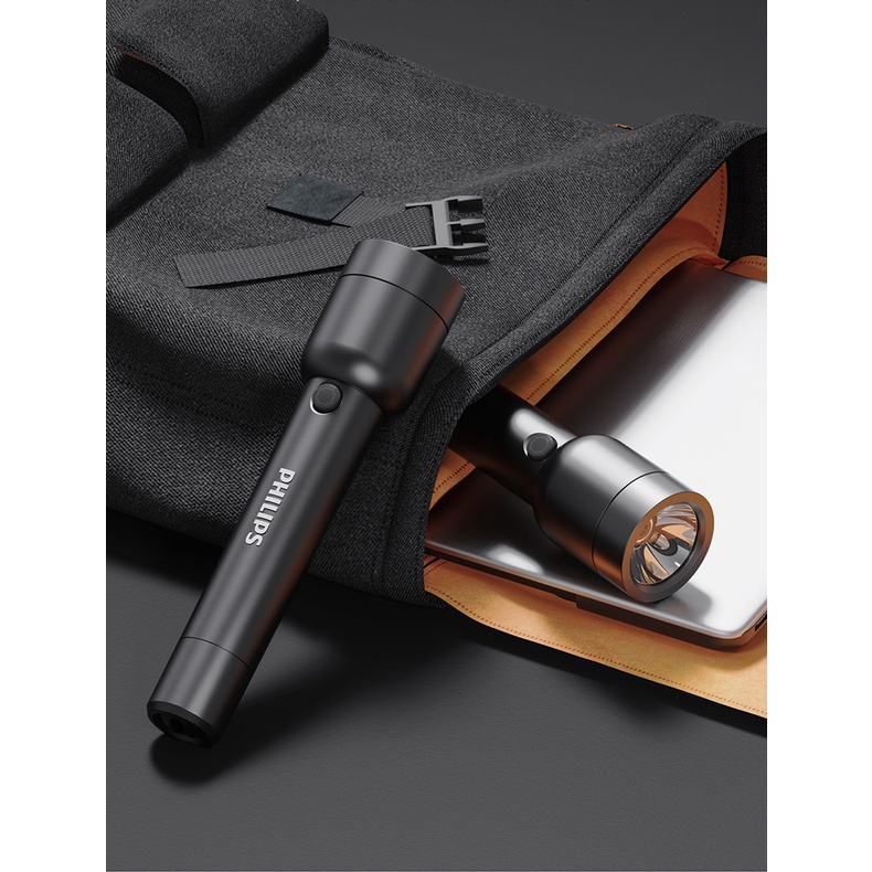Đèn Pin Philips Siêu Sáng 1000lm 4400mah Có Thể Sạc Lại Khi Sử Dụng - Đèn pin chống nước - Đèn pin cầm tay đa năng