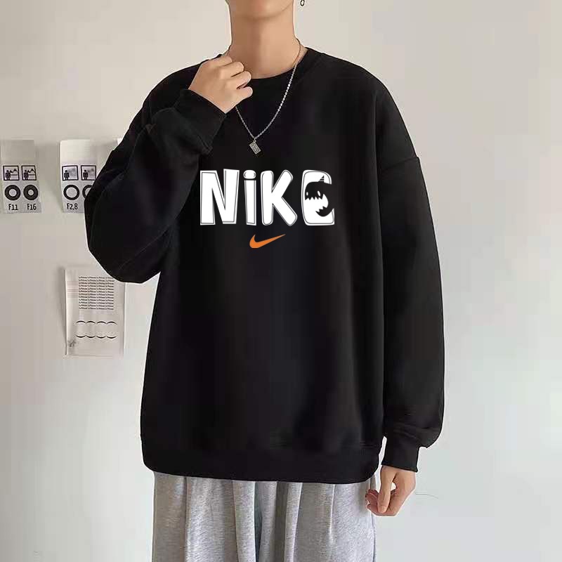 N &amp; K Áo Sweatshirt Cổ Thuyền Dáng Rộng In Chữ Vui Nhộn Giảm Tuổi Tác