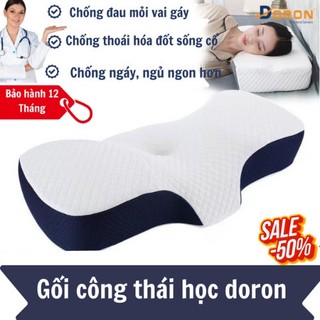 Gối công thái học chống đau vai ngáy, ngủ ngáy, hỗ trợ ngủ nhanh G02
