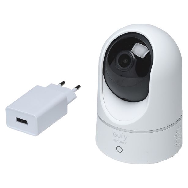 [Hỏa tốc HN] Camera xoay 360 độ trong nhà Eufy Indoor 2K Pan & Tilt T8410121, hỗ trợ Homekit, Google, Alexa.