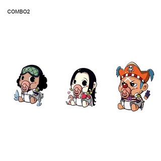 Hình Xăm Dán Anime One Piece Combo