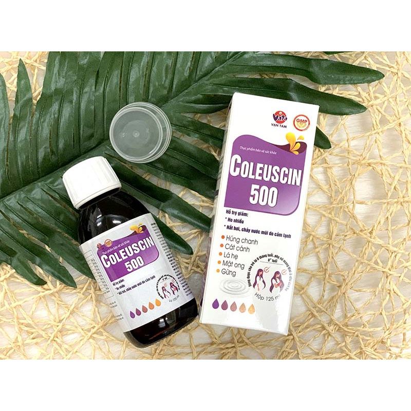 COLEUSCIN 500- Siro Giúp Bổ Phế, Giảm Ho, Tiêu Đờm