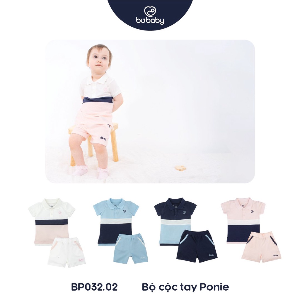 bộ cộc bu baby chất liệu ponie siêu chất cho bé trai, gái 2022