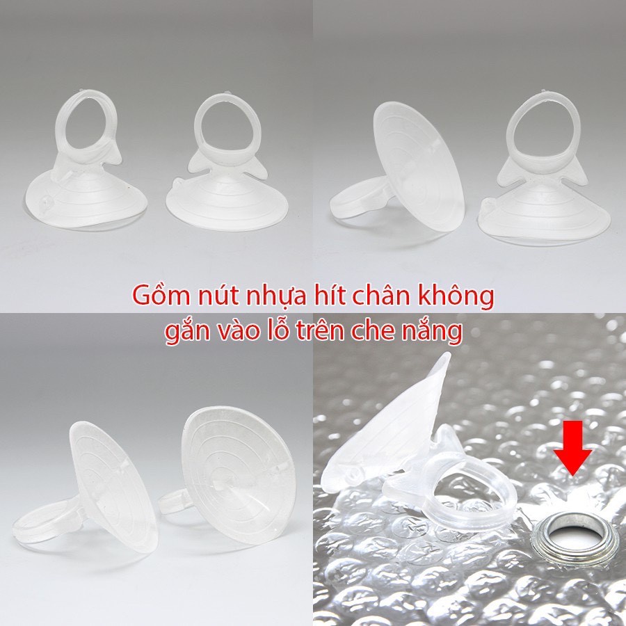 Miếng Che Nắng Bên Trong Xe Ô Tô, Xe Hơi. Bộ 2 Miếng, Loại Dày Dặn