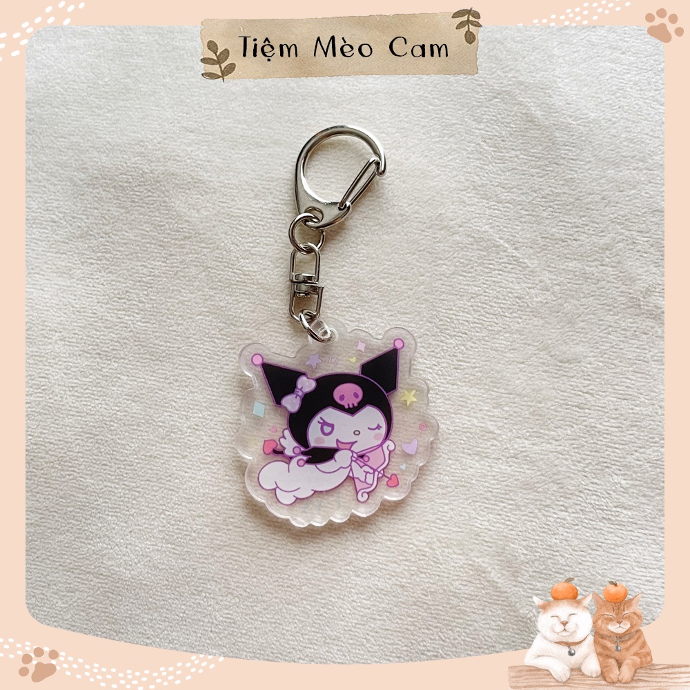 Móc khoá nhân vật hoạt hình Sanrio dễ thương Cute - Cinnamoroll, Kuromi, My Melody, Pompompurin