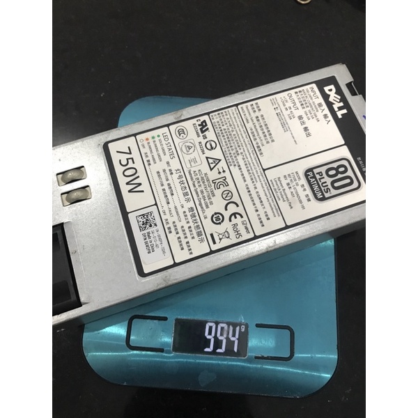 Nguồn del 12v 750w 80 plus platinum
