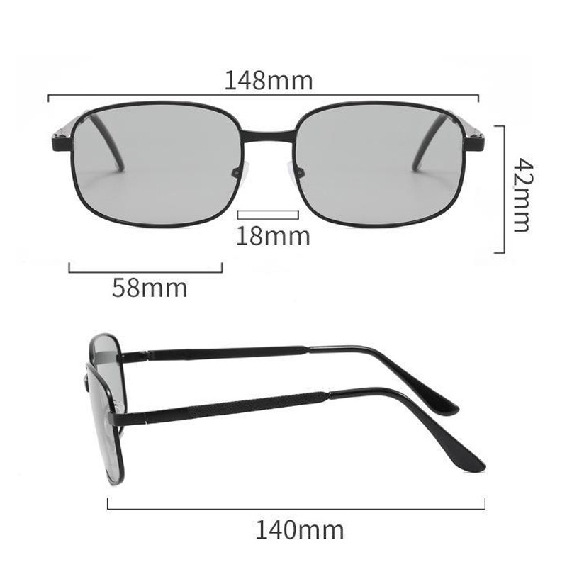 Kính Râm Phân Cực Mặt Vuông Chống Nắng Phân Cực Dành Cho Nam Đi Xe Đạp / Câu Cá Ngoài Trời