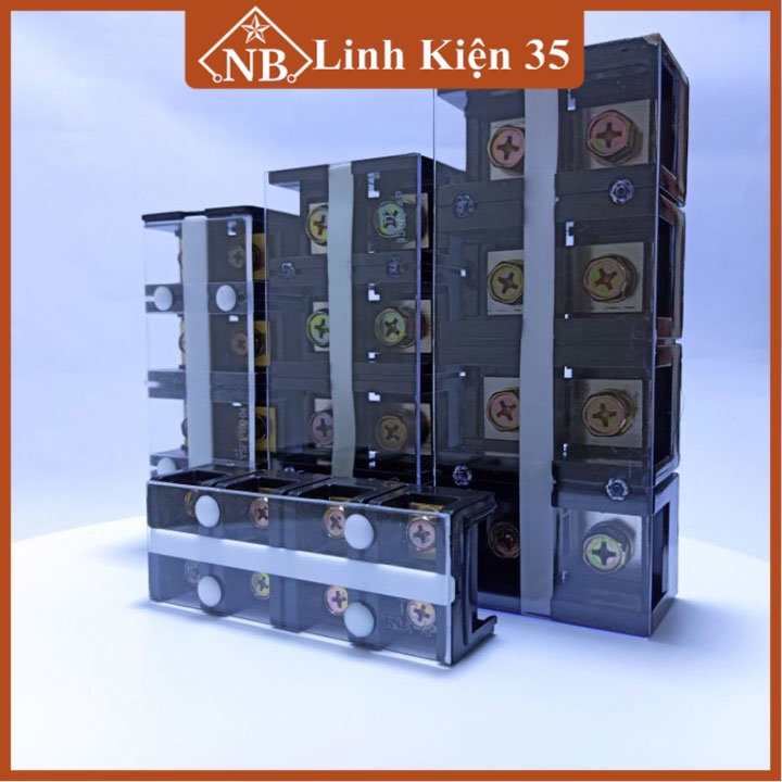 Cầu đấu điện Domino 3 pha 4 cực chịu tải 60A/100A/150A/200A chuyển tiếp điện giữ các dây