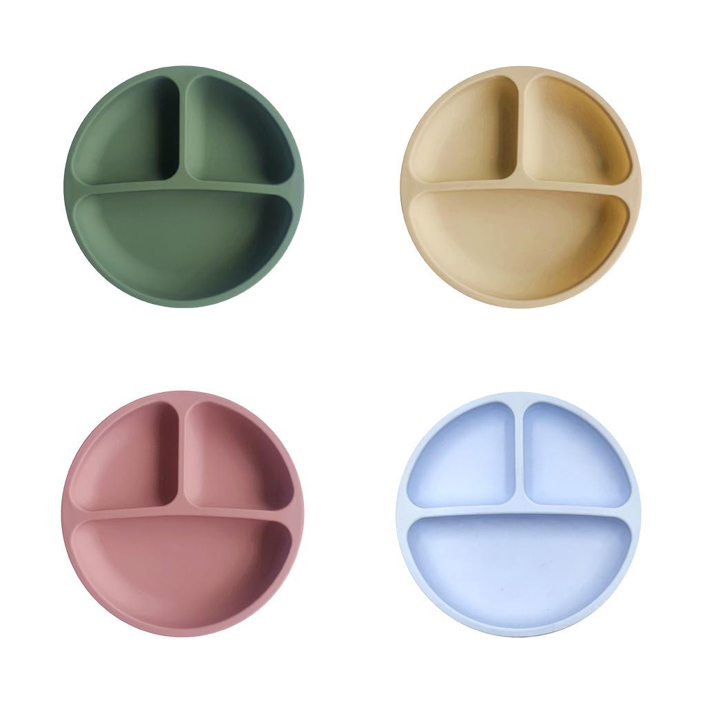Đĩa Ăn Bằng Silicone Có Thể Tái Sử Dụng Cho Người Lớn Và Trẻ Em