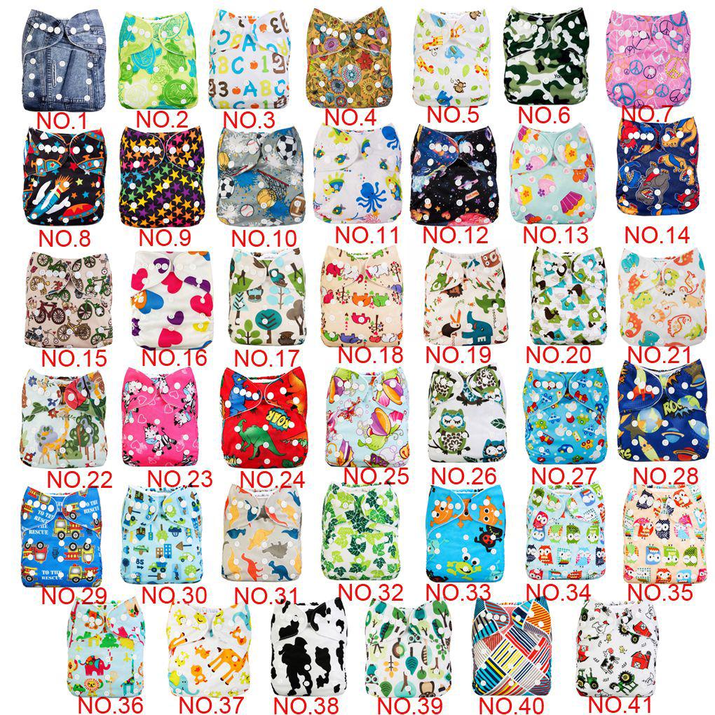 [Choo] Tã Quần Bằng TPU Thoáng Khí Chống Rò Rỉ Thoáng Khí In Họa Tiết Hoạt Hình Có Thể Tái Sử