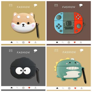 Ốp Vỏ Bảo Vệ Hộp Sạc Tai Nghe SONY WF-1000XM4 SONY WF 1000XM4 Bằng Silicon Hình Khủng Long Có Móc Treo