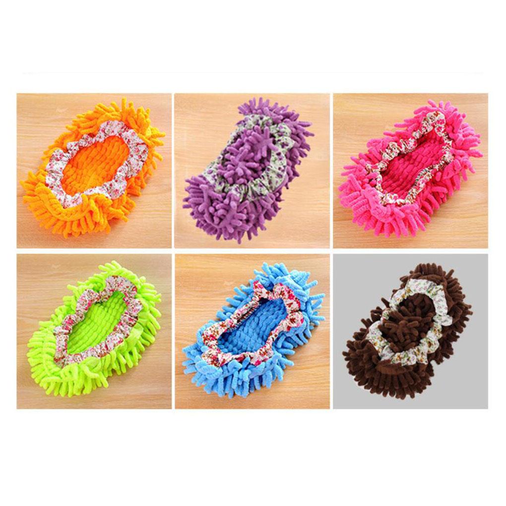 Set 2 Vỏ Bọc Giày Lau Sàn Chống Trượt Có Thể Tái Sử Dụng