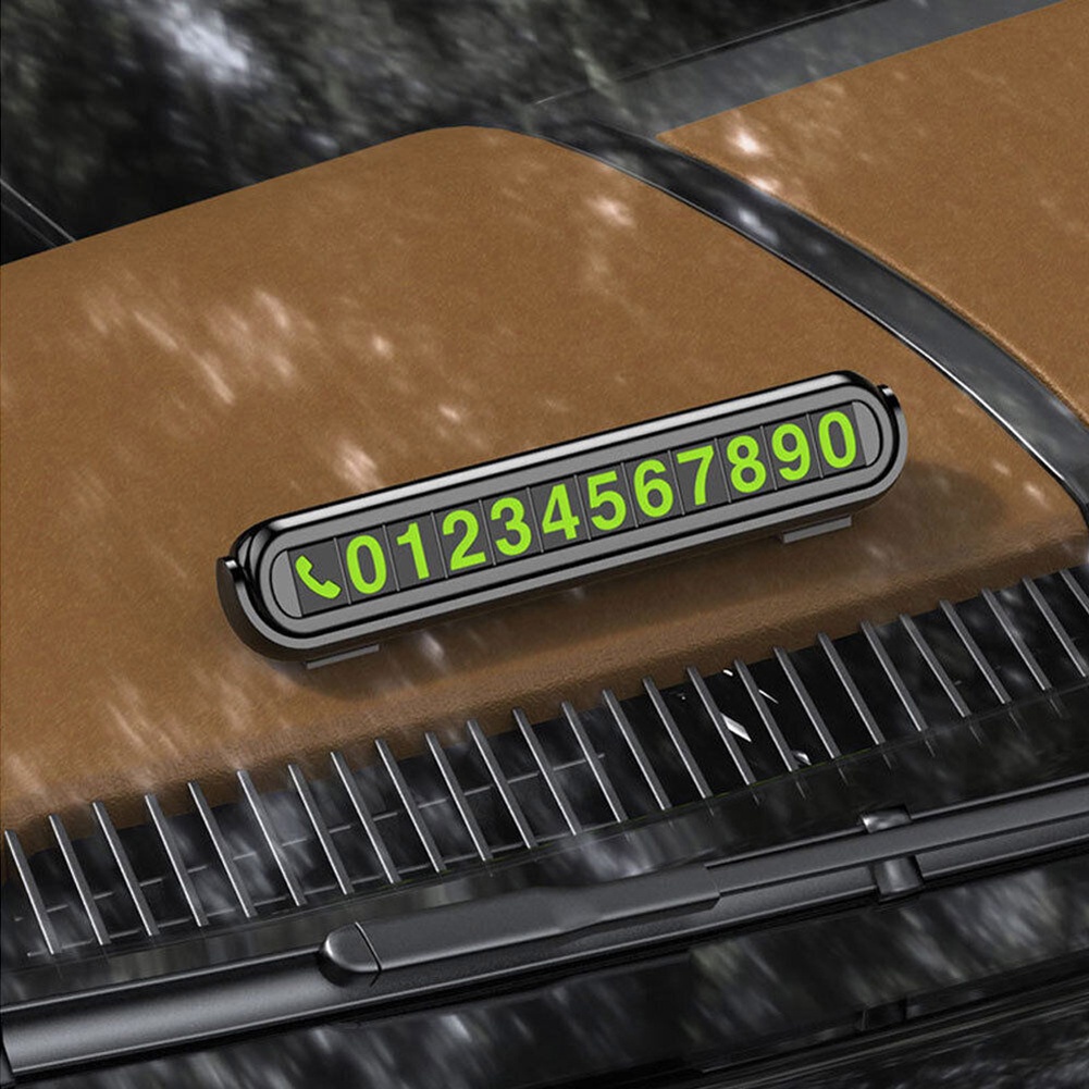 ⚡Hot Sale⚡Car Temporary Parking Card Phone Number Card Plate Park Stop Auto Accessories Car Styling Temporary Parking Card Phone Number Card Plate Telephone Number Car Park Stop In Car-styling Automobile Accessories