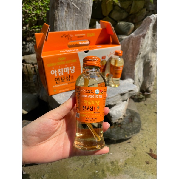Nước Uống Sâm Củ Hàn Quốc Biok Korea Ginseng Root Drink Chai 120ml