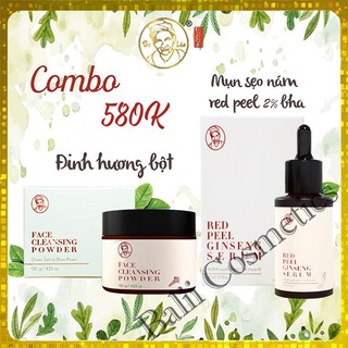 FREESHIP COMBO GIẢM MỤN RED PEEL 2% BHA BÀ LÃO