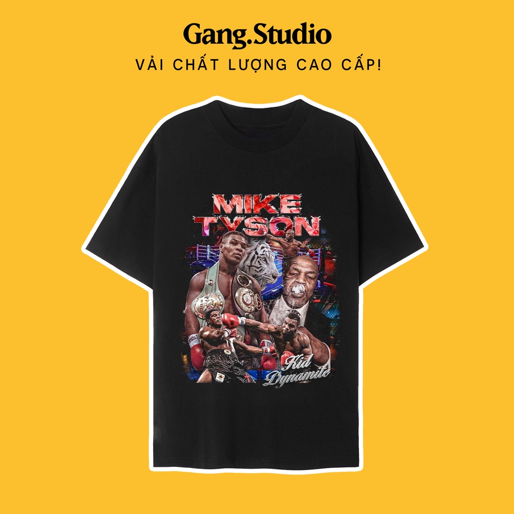 Áo Mike Tyson Boxing vải cao cấp phong cách nặng động trẻ trung, form nam nữ mặc siêu đẹp
