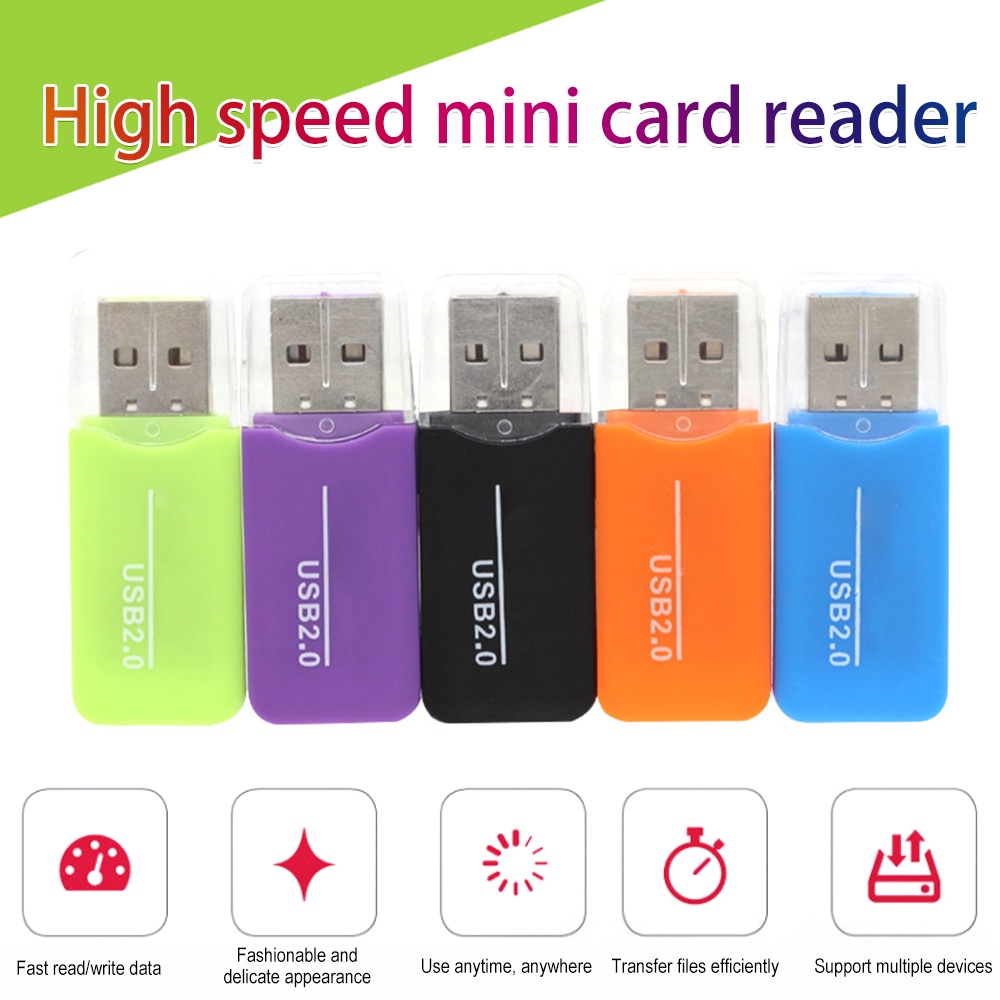 Đầu đọc thẻ nhớ VIRWIR Micro USB tốc độ cao dành cho máy tính