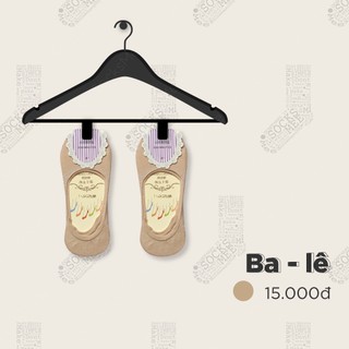 Tất vớ lười ba - lê - pattern invisible socks