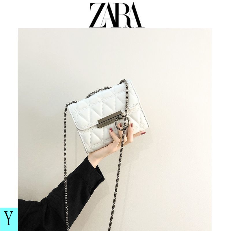 Túi Xách Zara Mini Phối Dây Xích Đeo Vai Thời Trang Thu Đông 2022 Cho Nữ