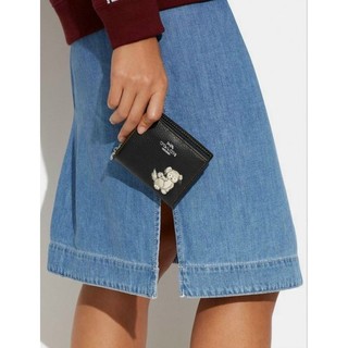 Ví C.oach Snap Wallet With Dancing Kitten siêu đẹp