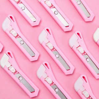 Dao dọc giấy mini màu hồng kẹo ngọt