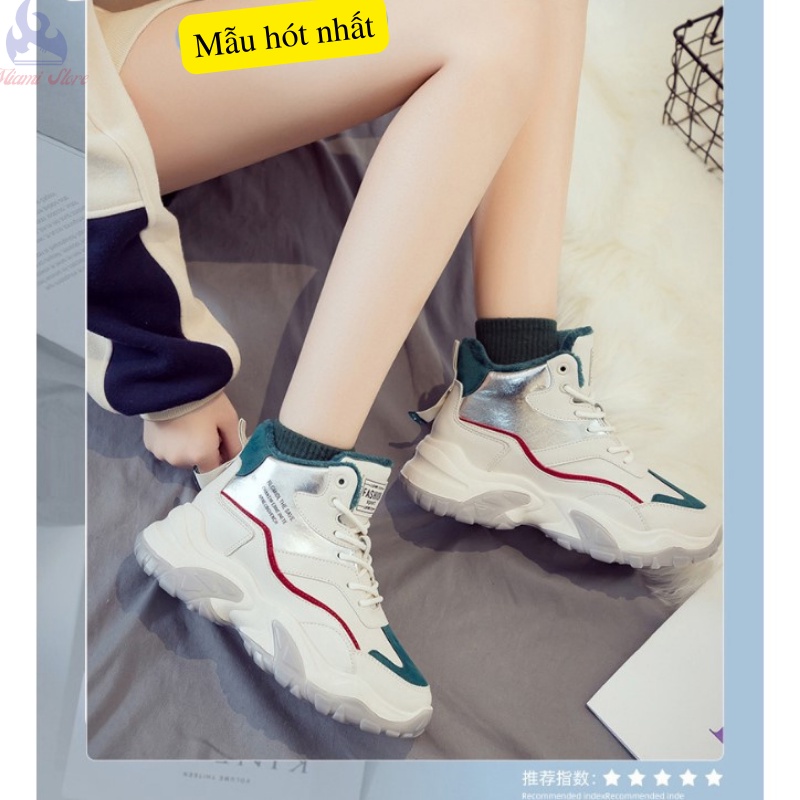 Giày Thể Thao Nữ , Giày Ulzzang Phong Cách Hàn Quốc , THời Trang Cao Cấp - Miami Store NBY16