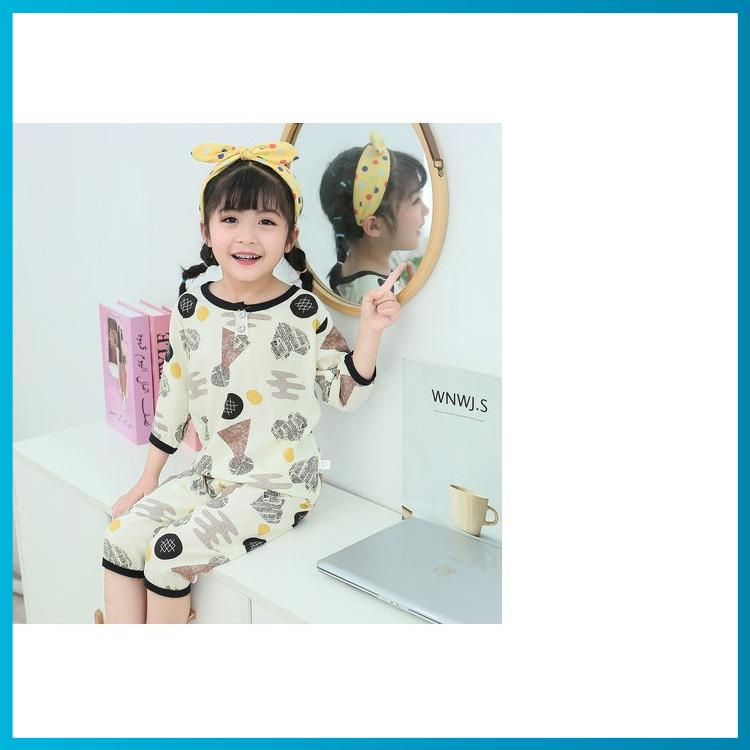 Bộ quần áo dài tay, bộ thu đông họa tiết đáng yêu cho bé trai, bé gái từ 10-32 Kg. Bộ ngủ pijama