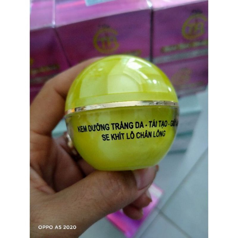 Kem nghệ tươi nhân sâm 3 dòng mụn thâm, nám tàn nhang, dưỡng trắng da 12gr