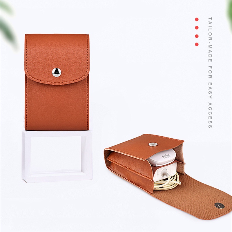 CanvasArtisan Túi Da Đựng Dây Cáp Sạc USB / Chuột Tiện Dụng Ốp