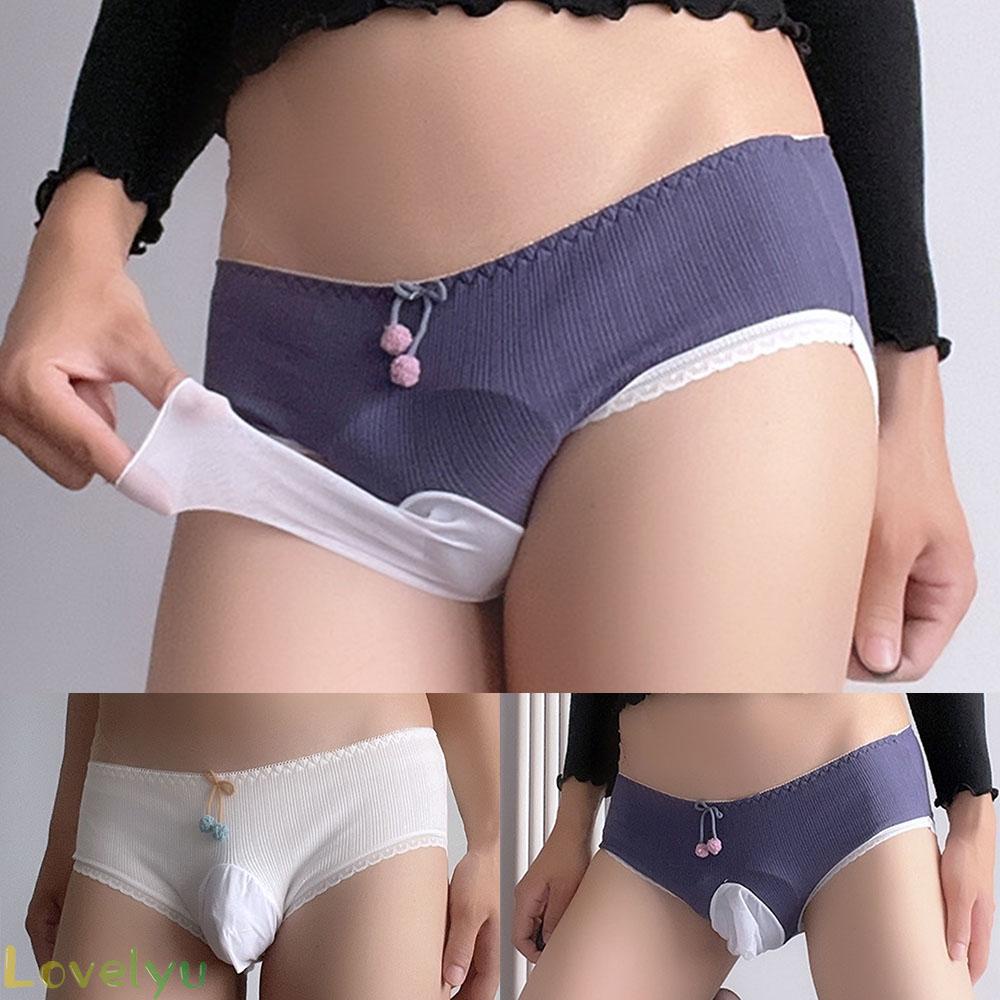 [ FAST SHIPPING ]Mens Briefs High Elastic Knickers Lingerie Sissy Pouch Trunks Underpant