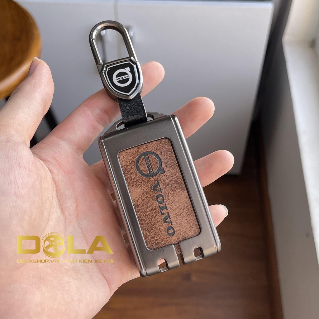 Vỏ ốp khoá xe hơi - Bọc chìa smartkey ô tô Volvo XC90, XC60, XC40, V90, S90, S60